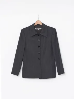 Grey Saint Laurent Rive Gauche Tailleur