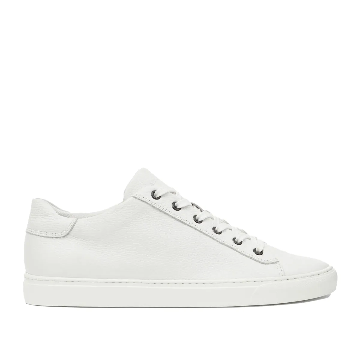 Harrys London - Travis Soft Milled Calf Trainers in White