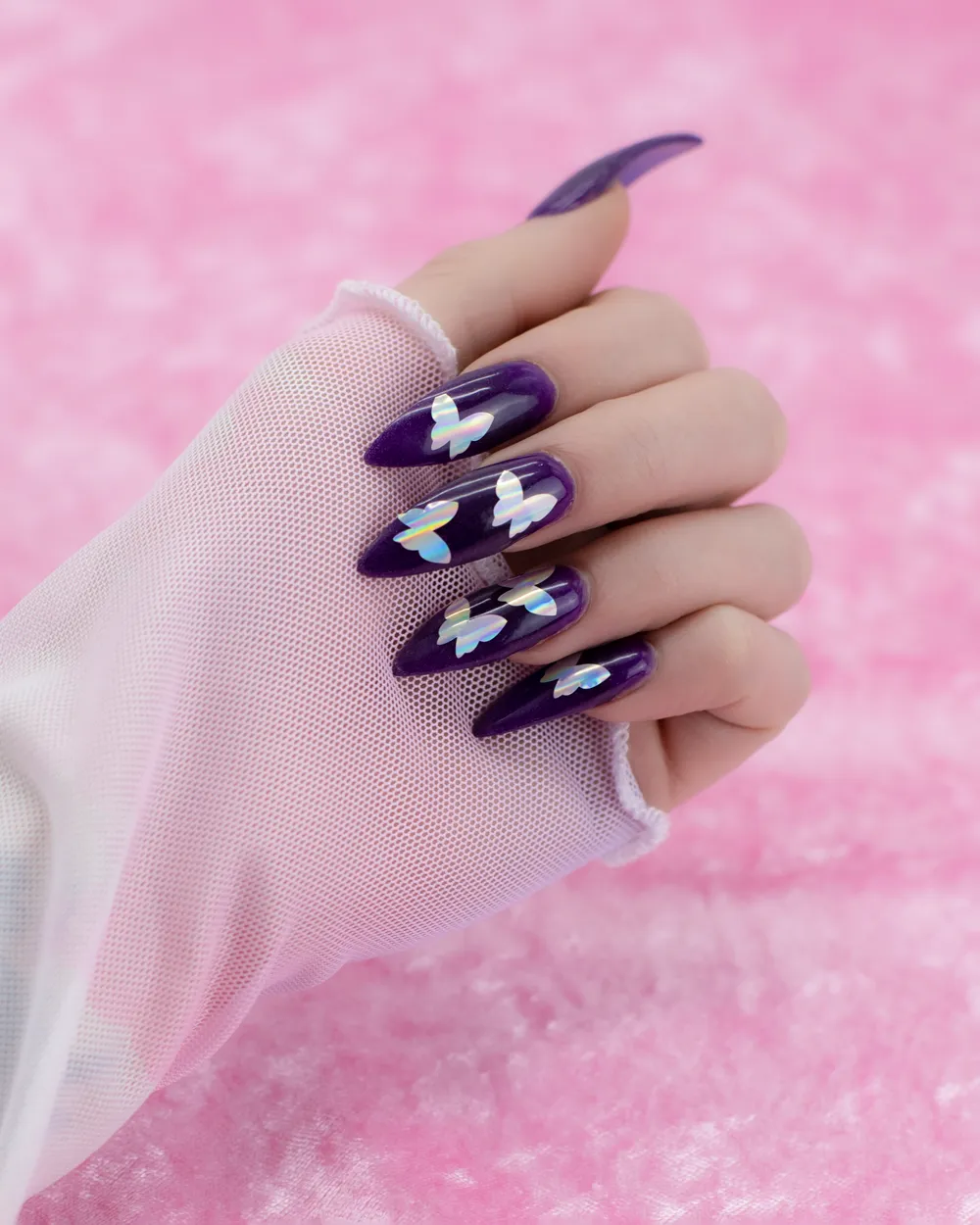 Holographic Butterfly Nail Stickers