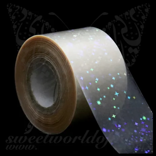 Holographic Transparent Nail Foil Paper Nail Art