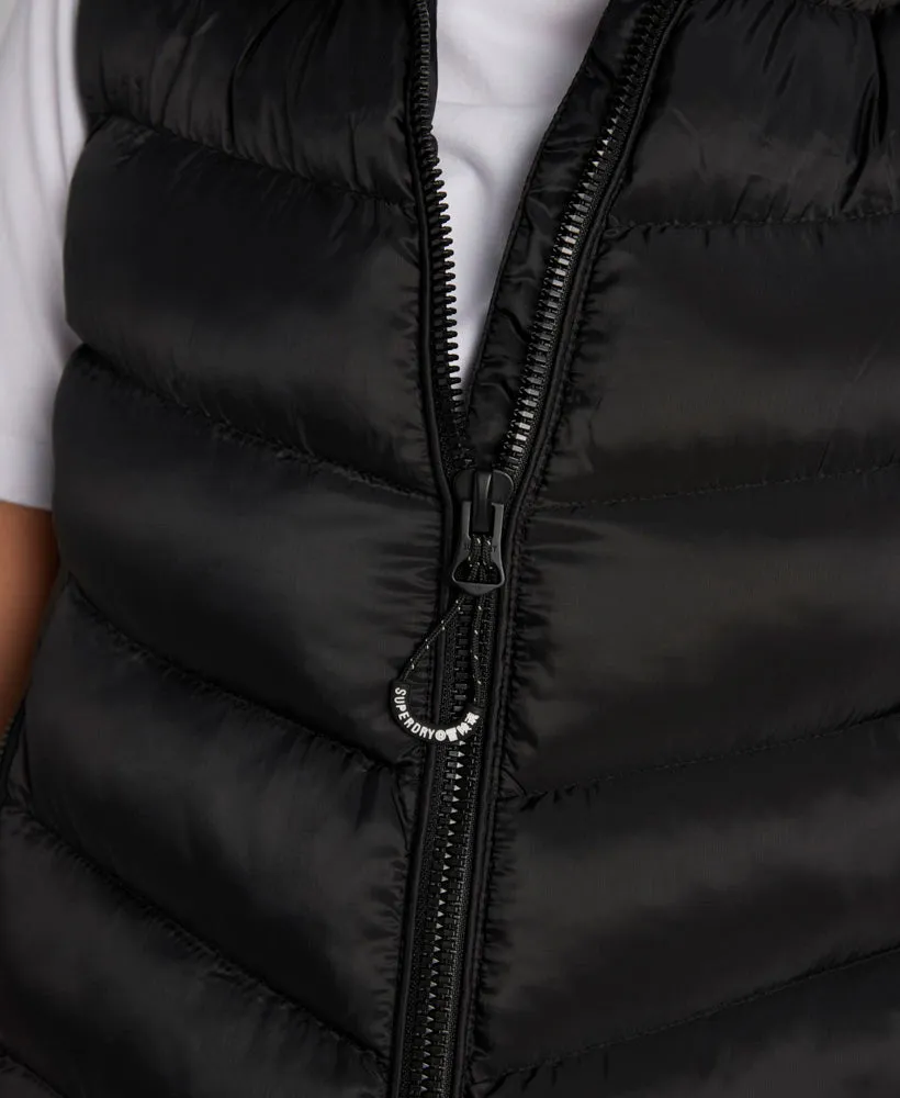 Hooded Fuji Padded Vest | Black