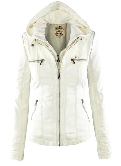 Hooded Leather Jackets For Women