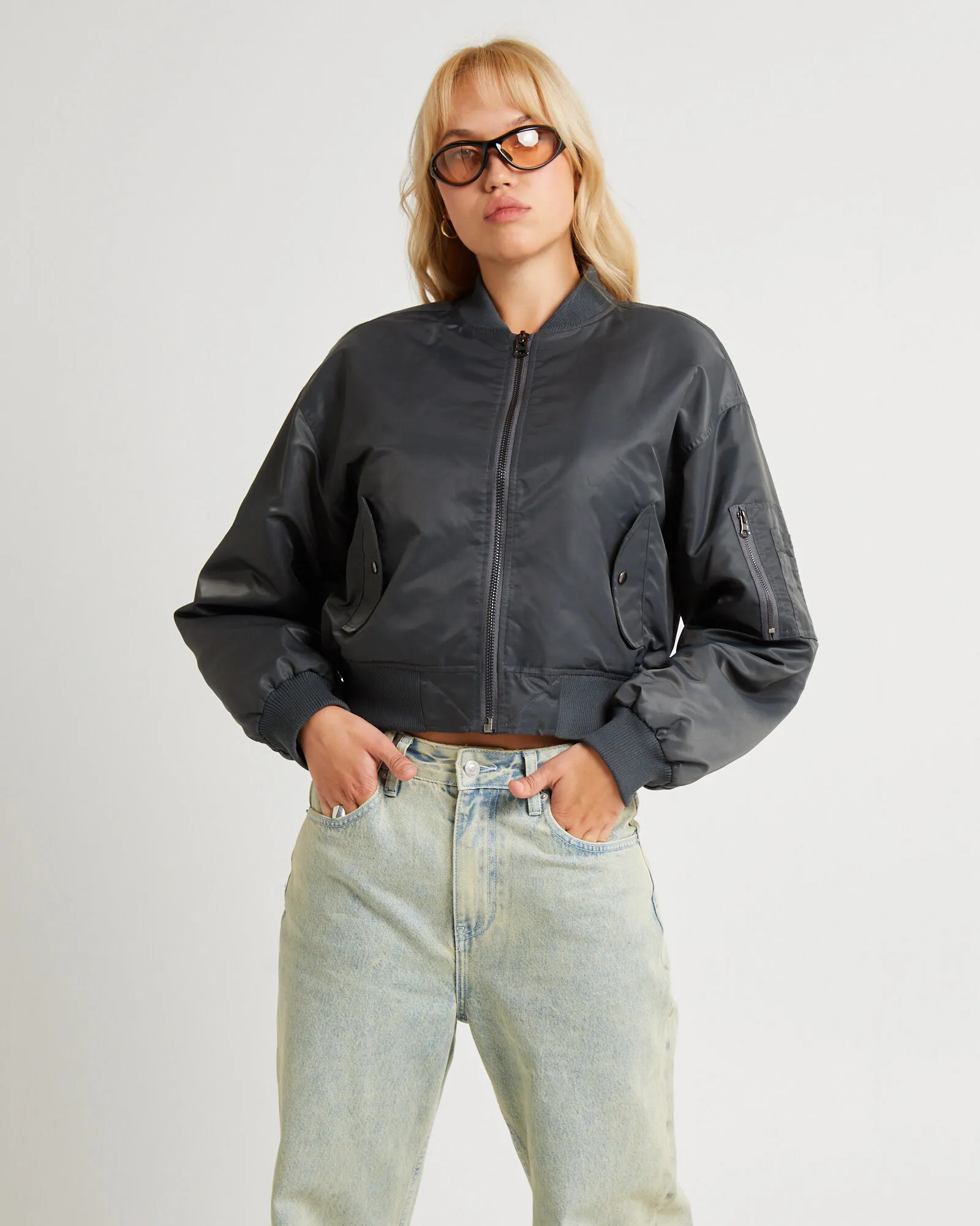 Insight Crop Bomber Jacket