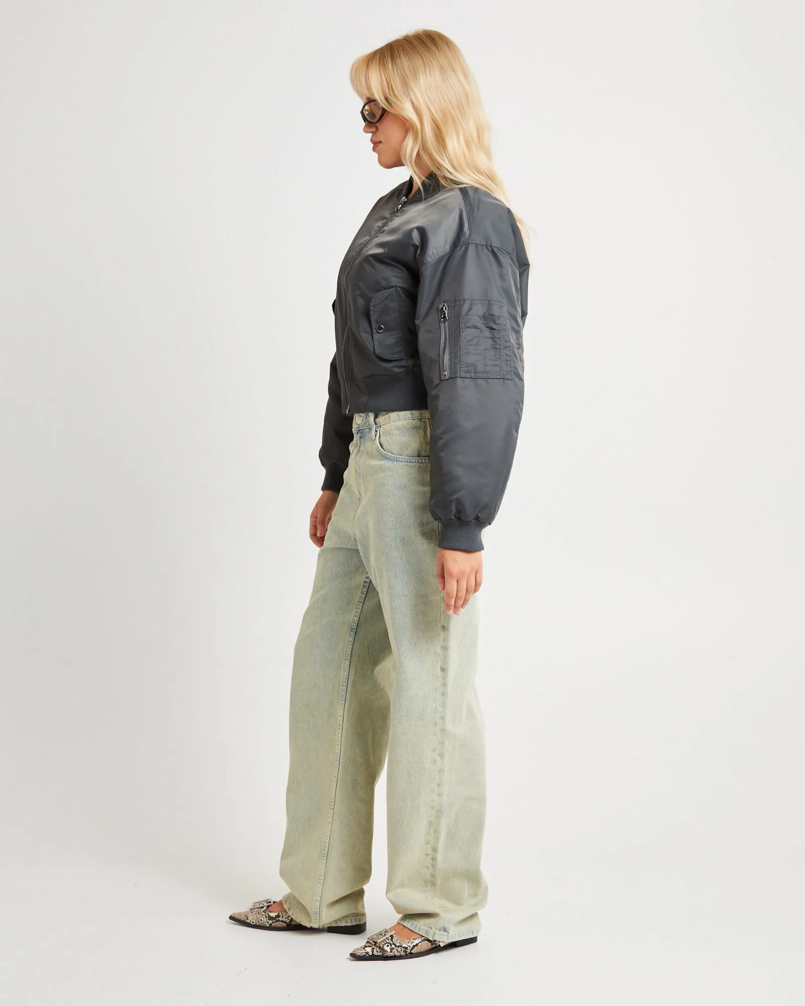 Insight Crop Bomber Jacket