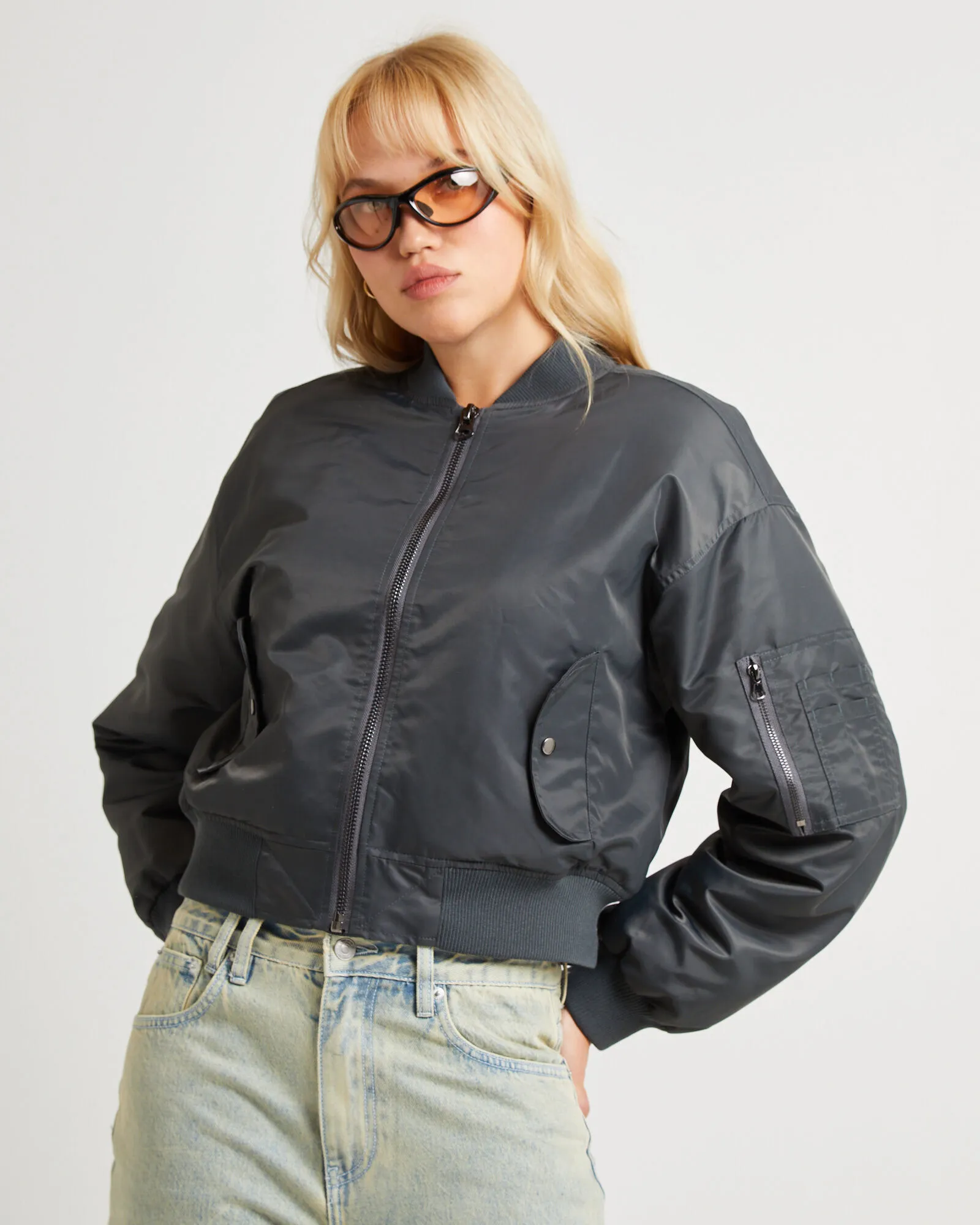 Insight Crop Bomber Jacket