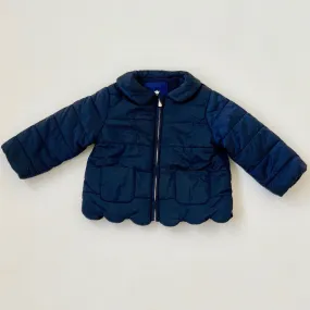 Jacadi Navy Jacket With Scallop Detail: 18 Months