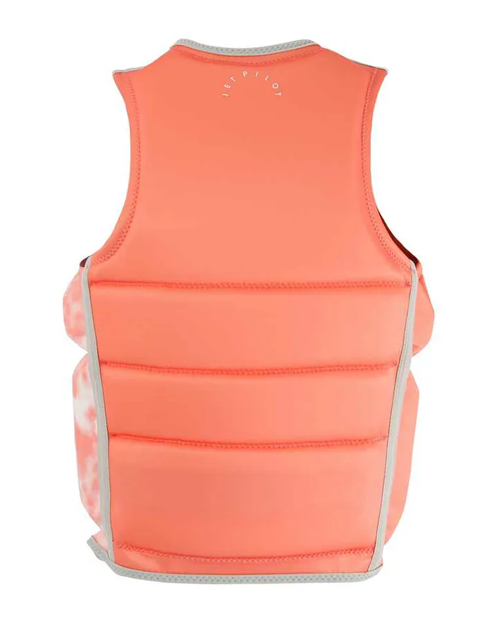 Jetpilot X1 Girls Youth Neo Vest - Peach - 2023