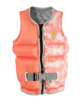 Jetpilot X1 Girls Youth Neo Vest - Peach - 2023