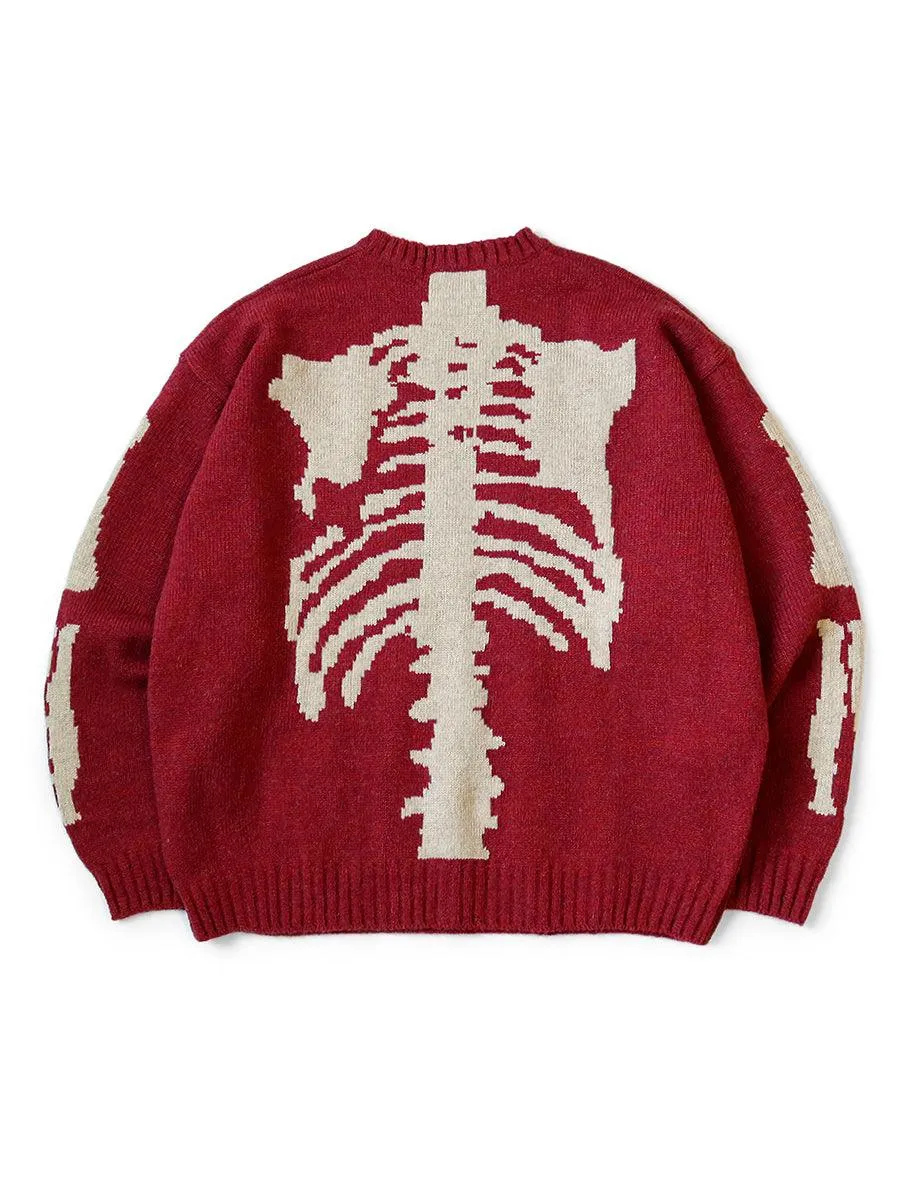 Kapital 5G Wool BONE Crew Sweater