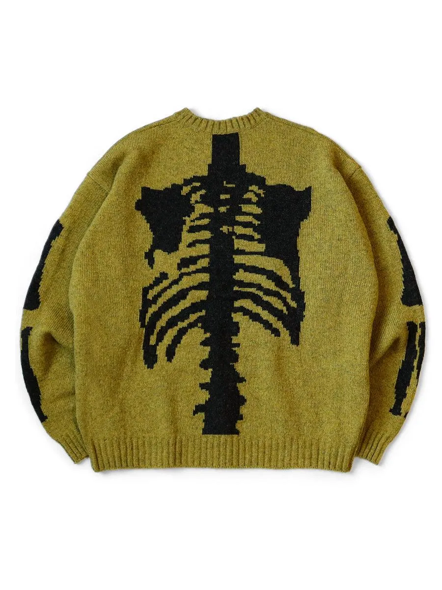 Kapital 5G Wool BONE Crew Sweater