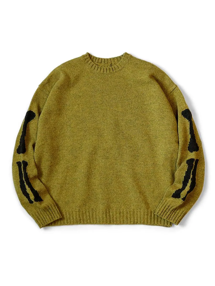 Kapital 5G Wool BONE Crew Sweater