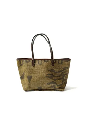 Kapital Hopi basket pattern canvas TOTE BAG (small)