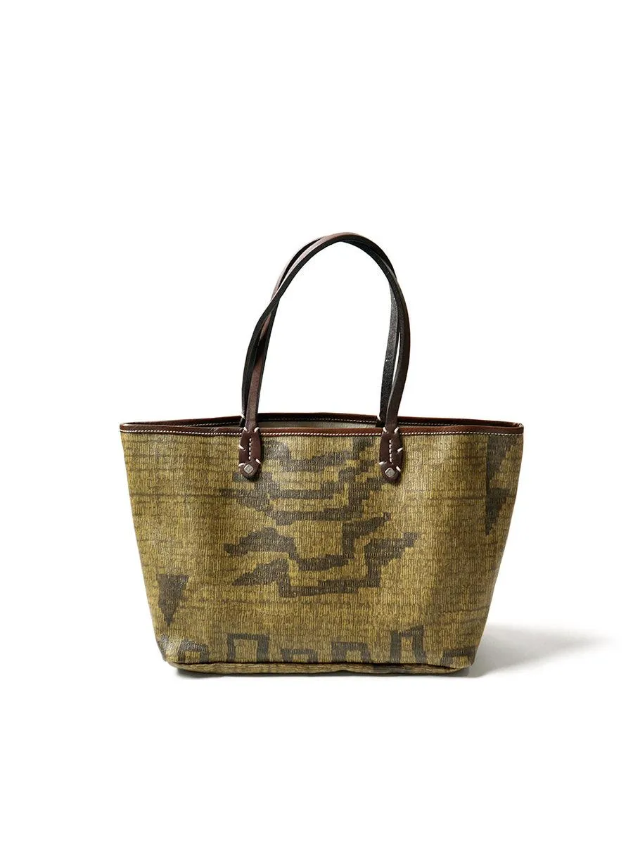 Kapital Hopi basket pattern canvas TOTE BAG (small)