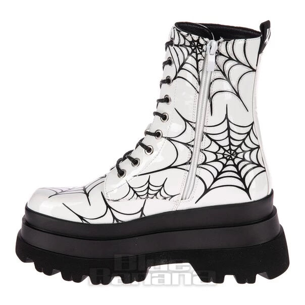 KOI FOOTWEAR Koi Web Trap Boots (White)