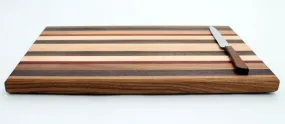 Large Cutting Board with Stripes in Maple - Size 10x16