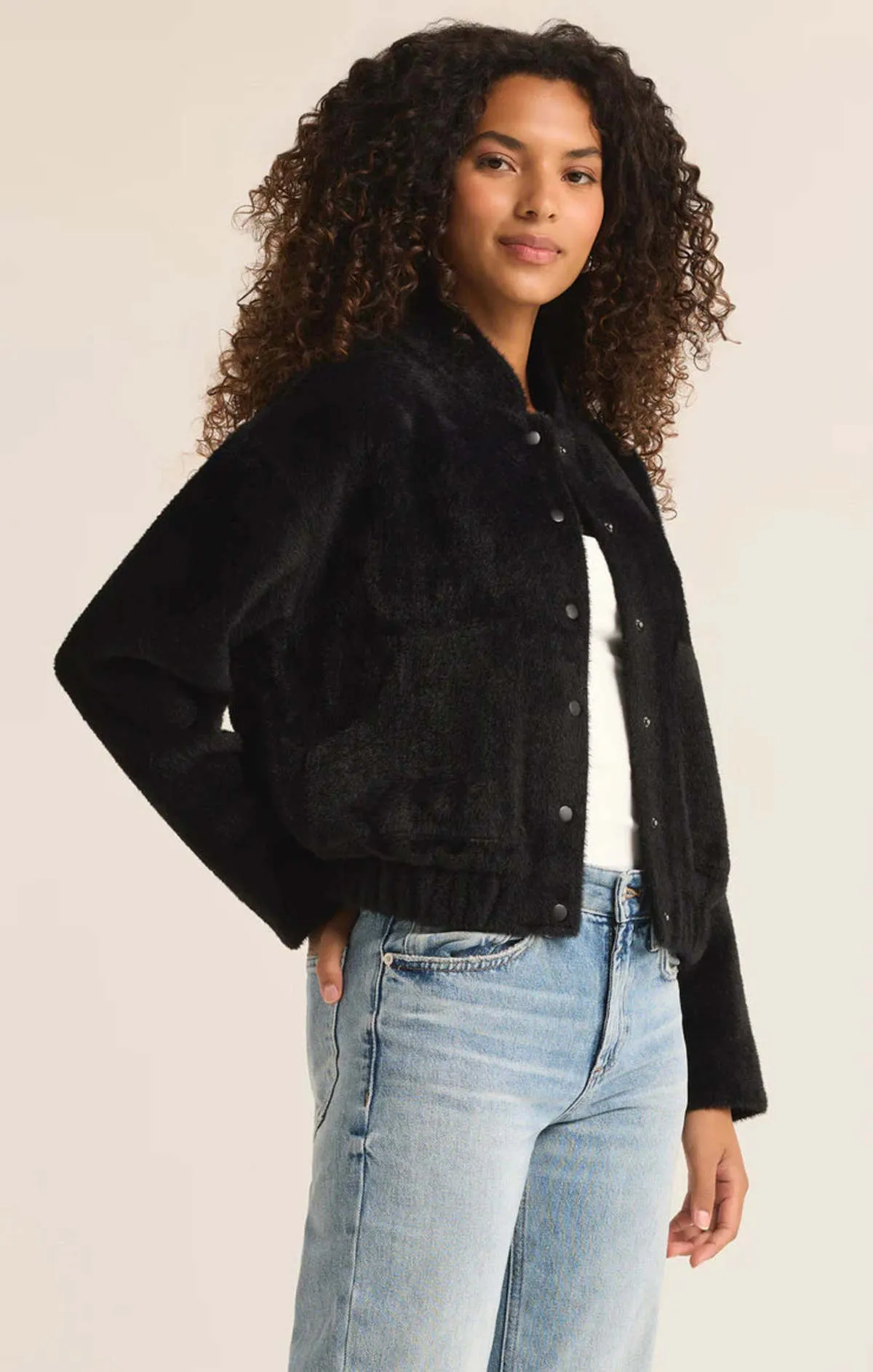 Lex Bomber Jacket - Black