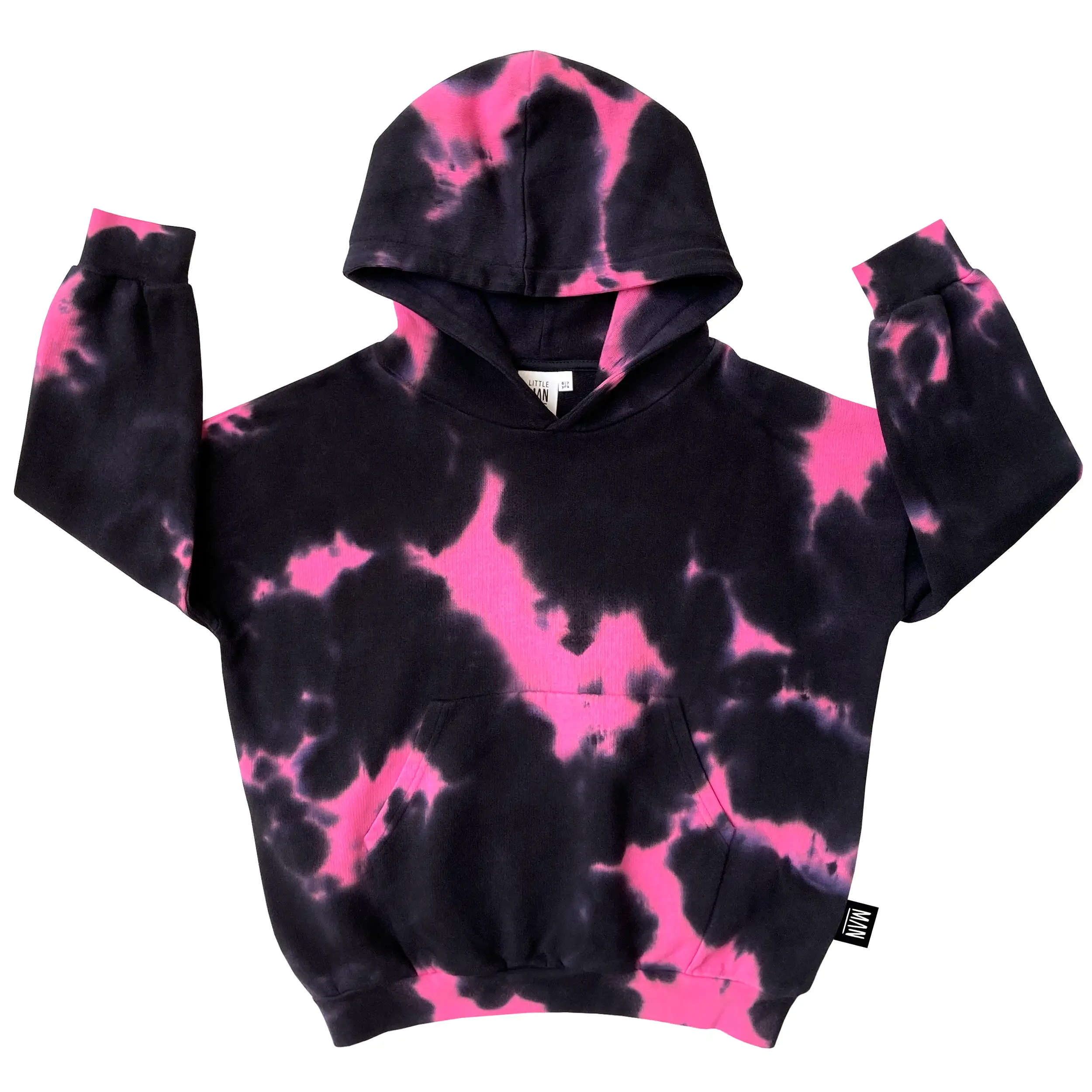 LMH Shocking PInk Tie Dye Hoodie