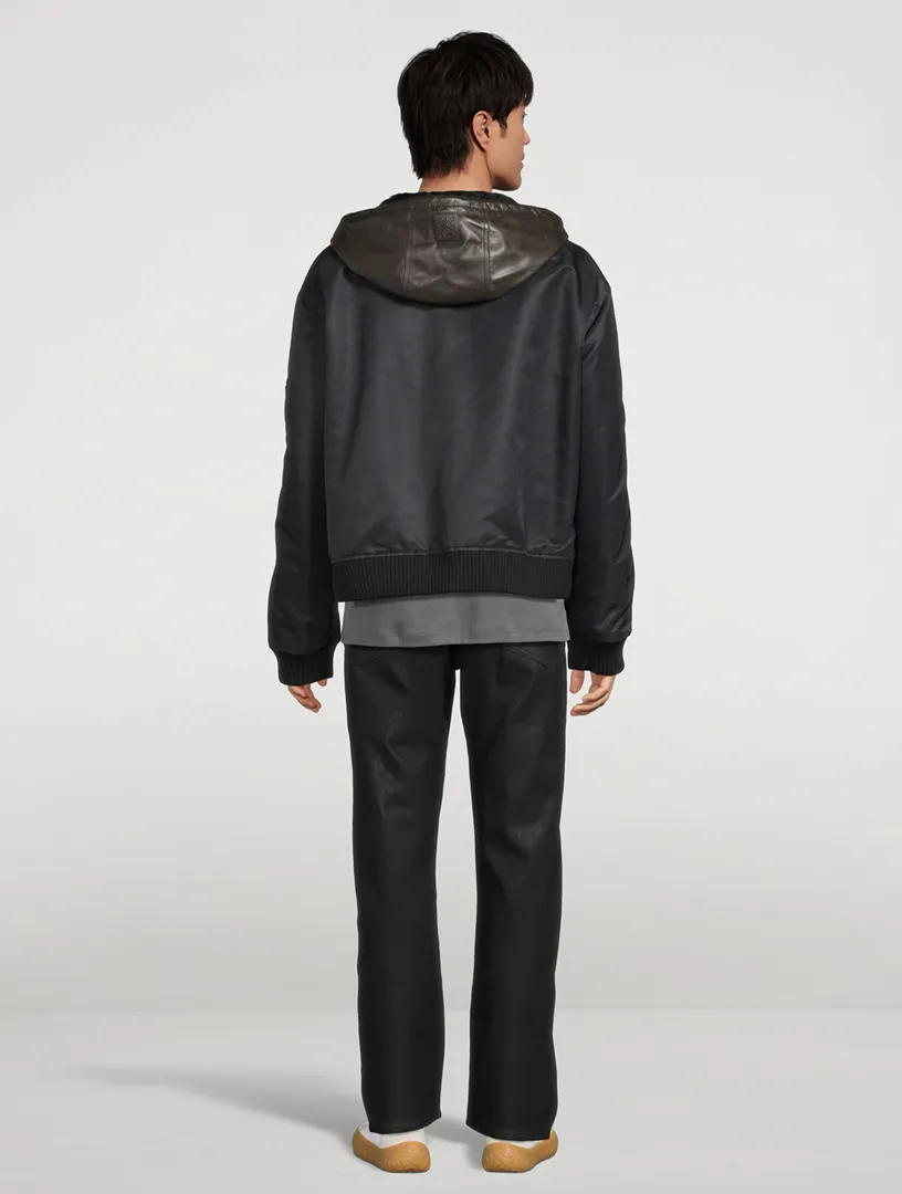 LOEWE Hooded Bomber Jacket