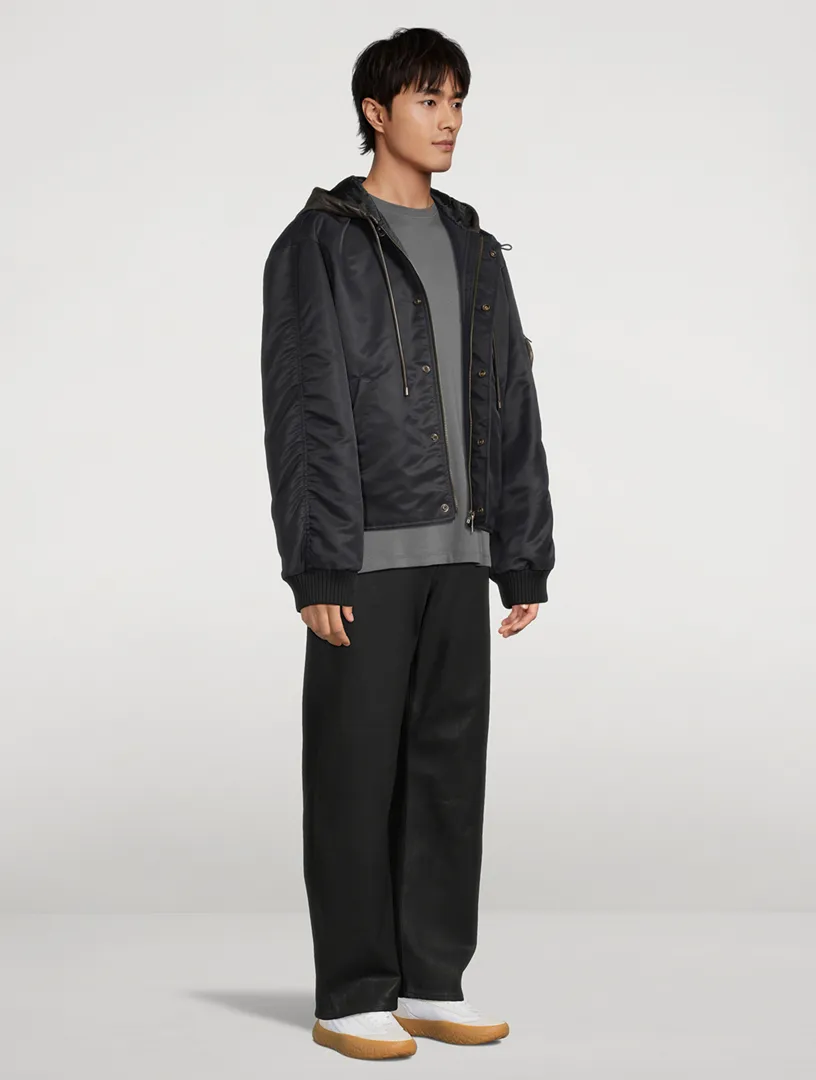 LOEWE Hooded Bomber Jacket