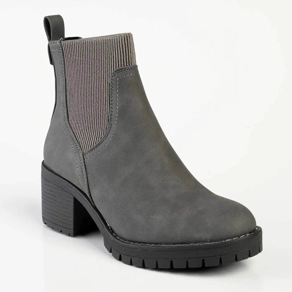 Madison Ella Chunky Ankle Boot - Grey