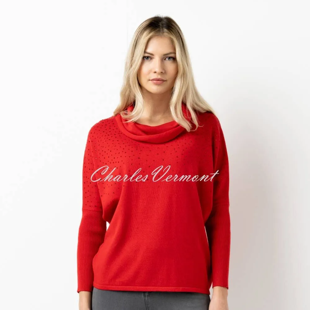 Marble Sweater - Style 6733-109 (Red)