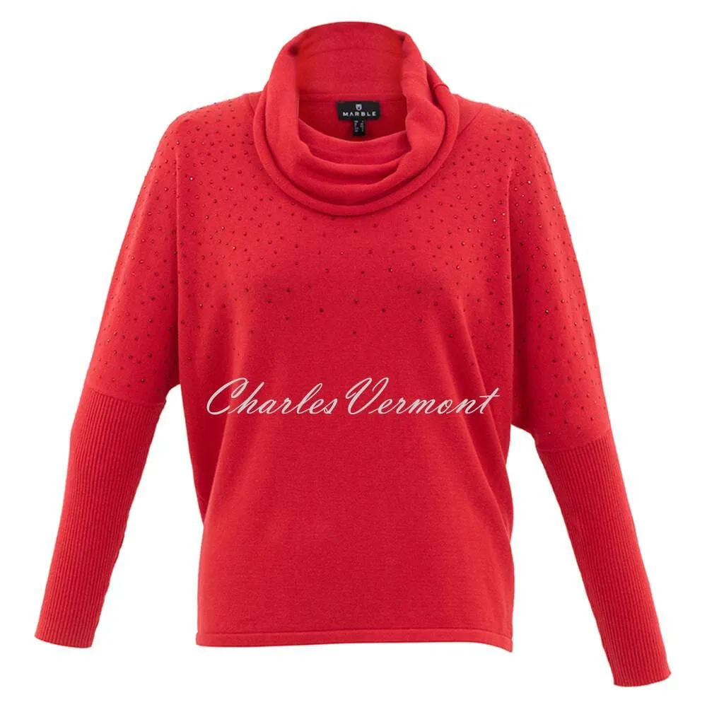 Marble Sweater - Style 6733-109 (Red)