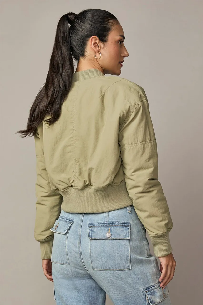 Matilda Crop Bomber Jacket