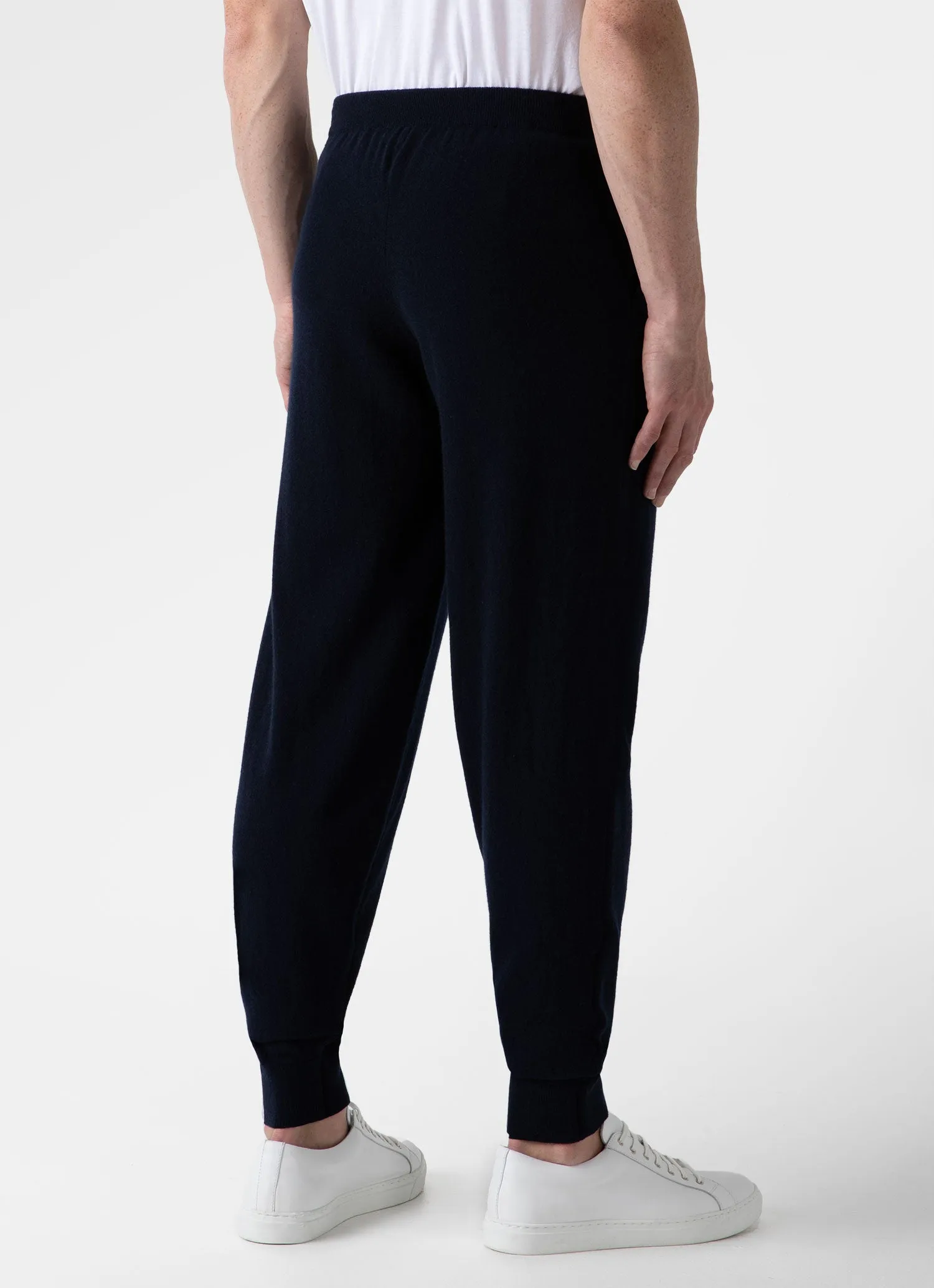 Men's Cashmere Lounge Pant in Navy