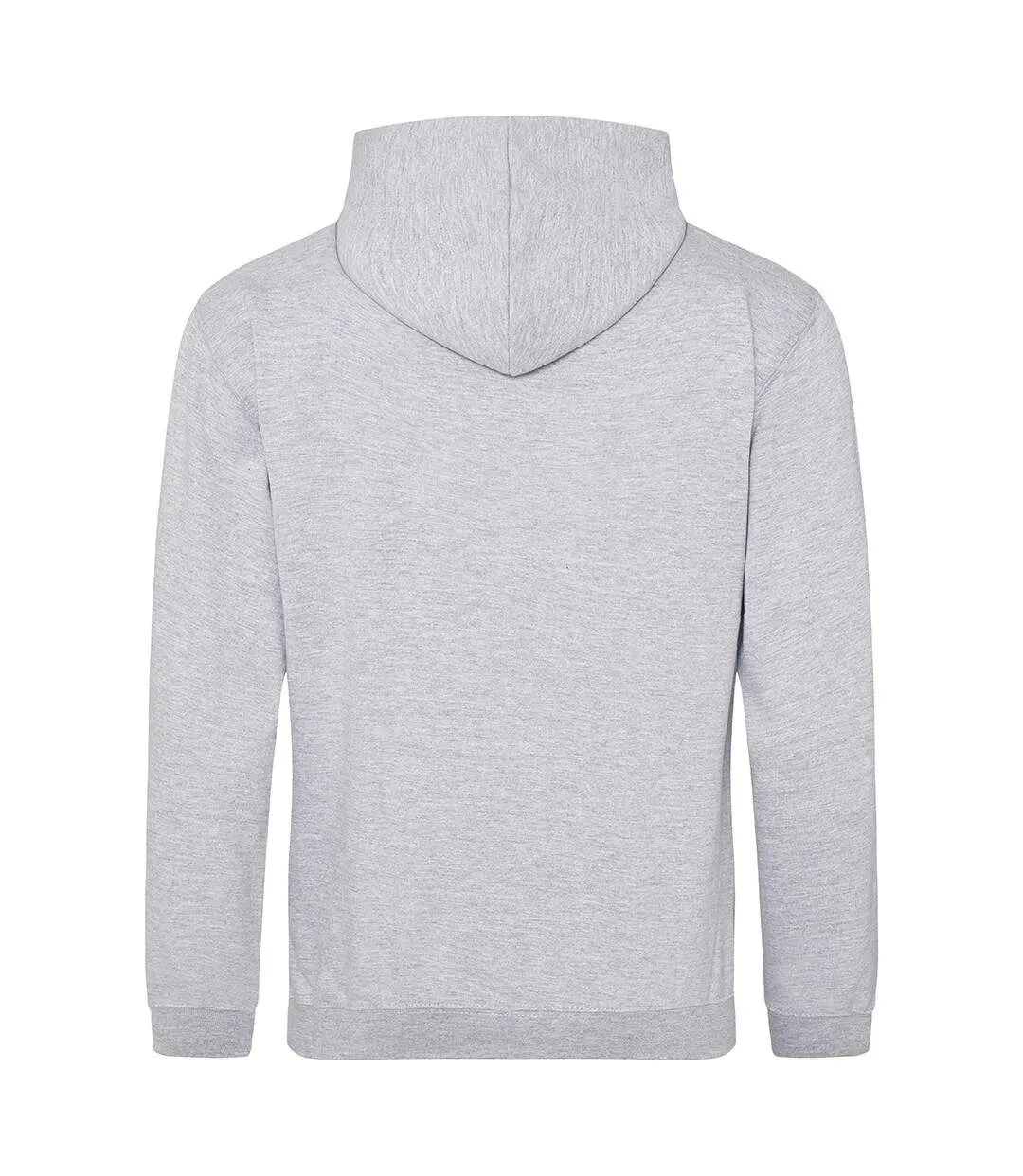 Mens organic hoodie charcoal grey Awdis