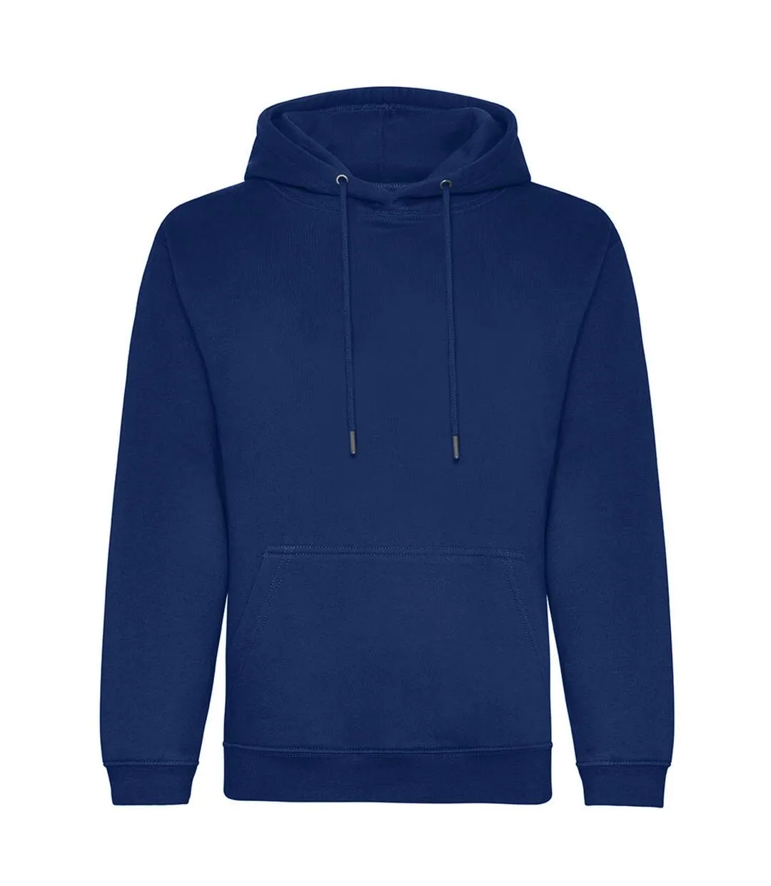 Mens organic hoodie indigo blue Awdis