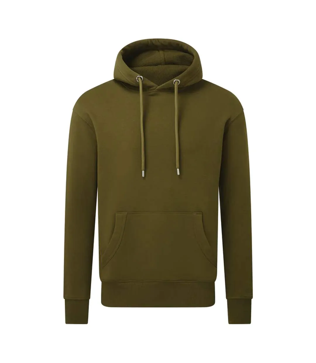 Mens organic hoodie khaki Anthem