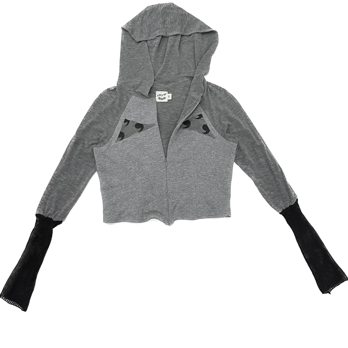 Misplacement Hoodie sweater - gray