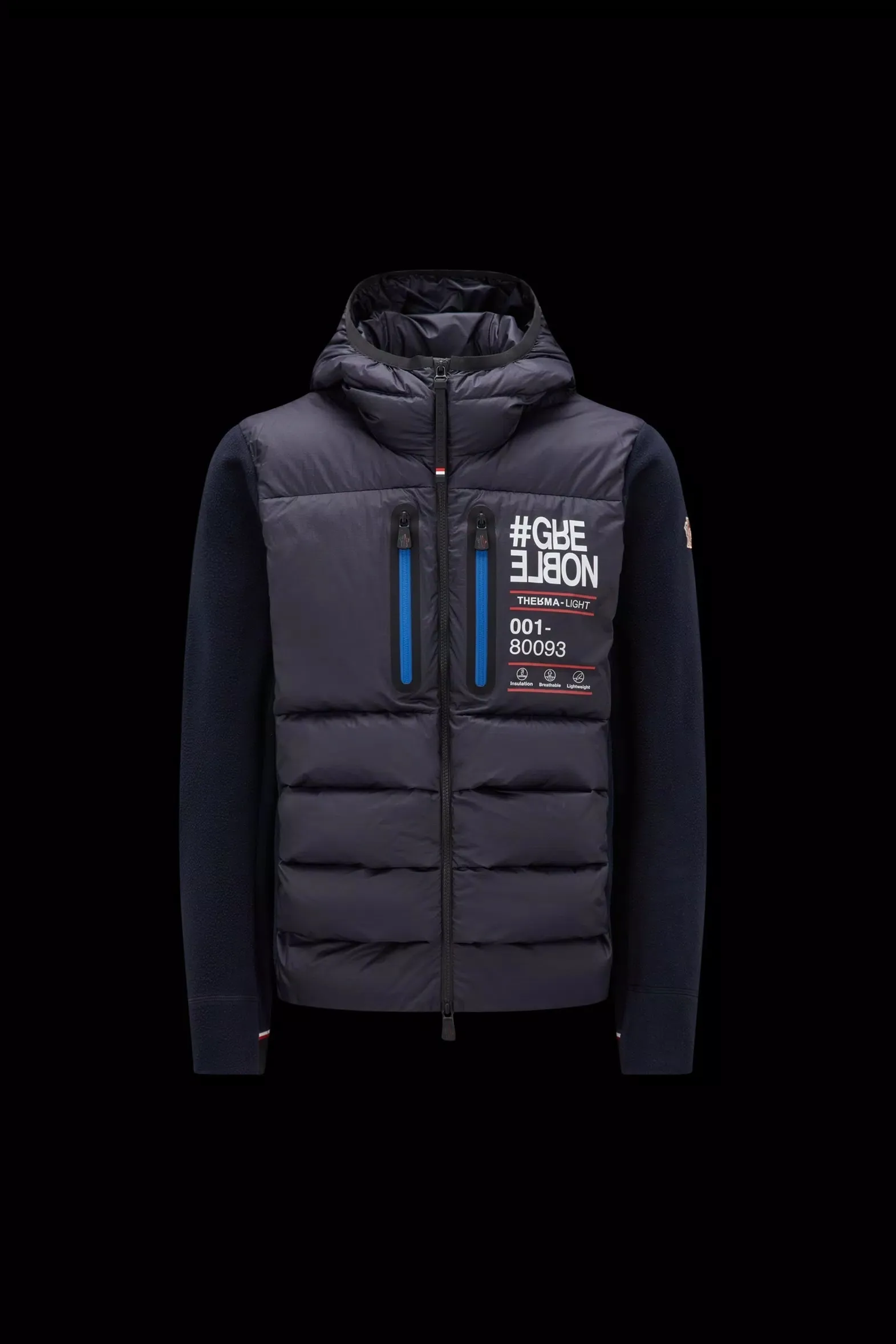 MONCLER  |Padded Fleece Zip-Up Hoodie