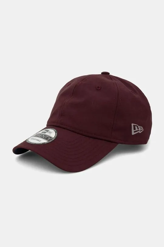 New Era wool blend baseball cap WR 920 maroon color smooth 60565097