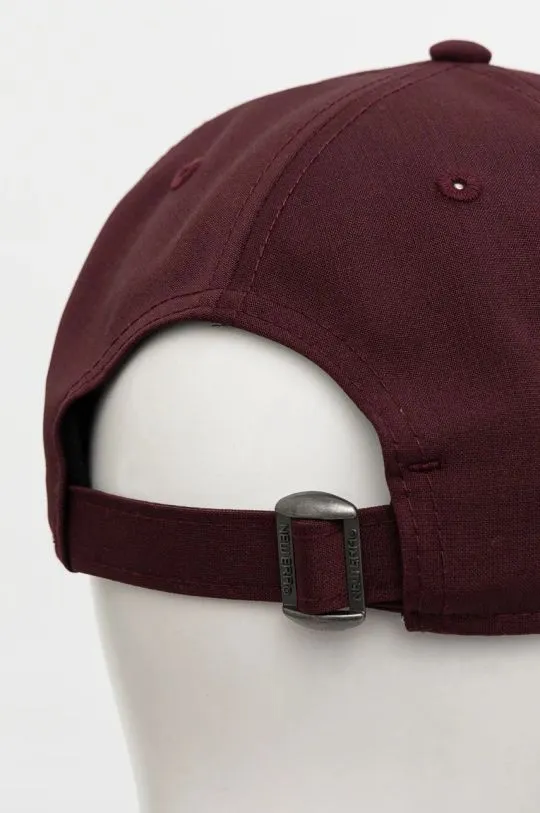 New Era wool blend baseball cap WR 920 maroon color smooth 60565097