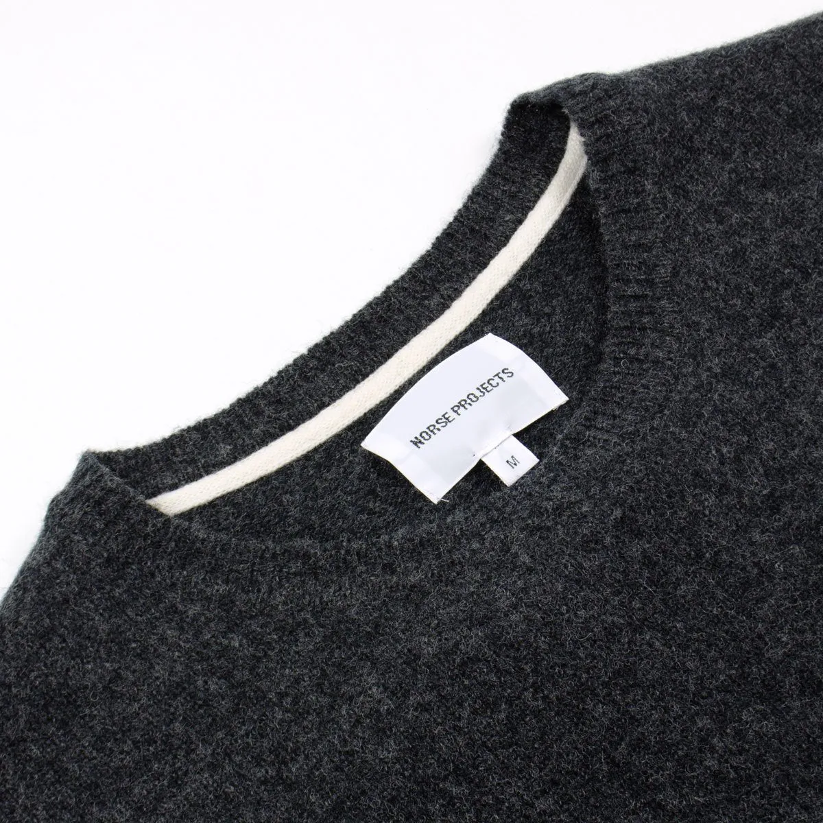 Norse Projects - Sigfred Lambswool Sweater - Charcoal