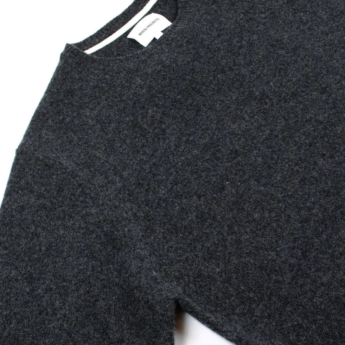 Norse Projects - Sigfred Lambswool Sweater - Charcoal