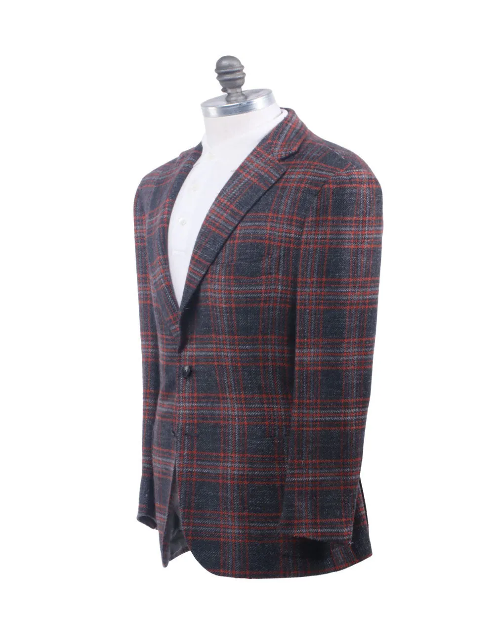 Orange Plaid Sportcoat