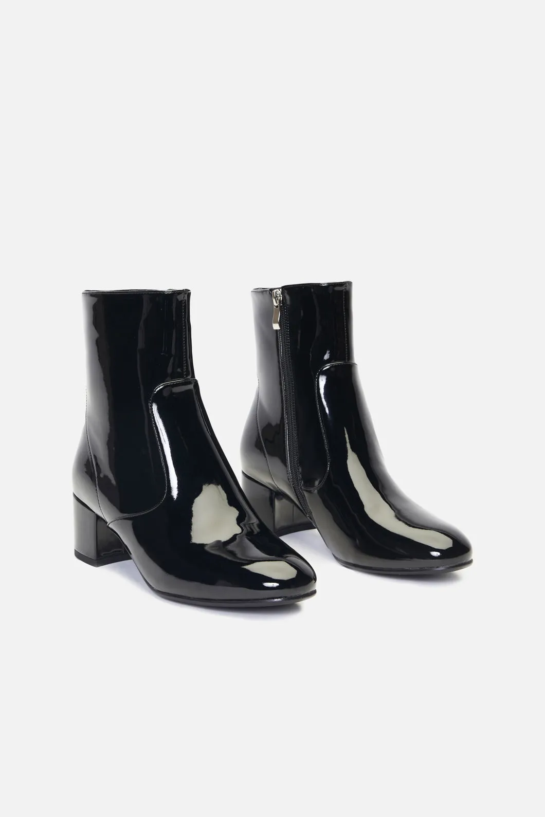 Patent Ankle Boot