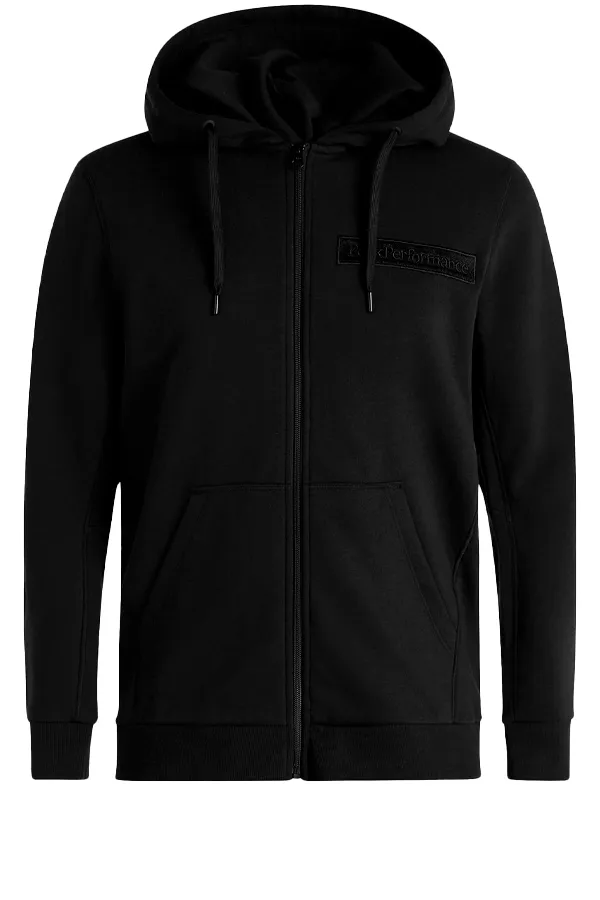 Peak Performance Zip Hoodie Ease Black