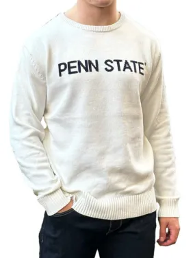 Penn State Intarsia Crew Neck Sweater | Bruzer