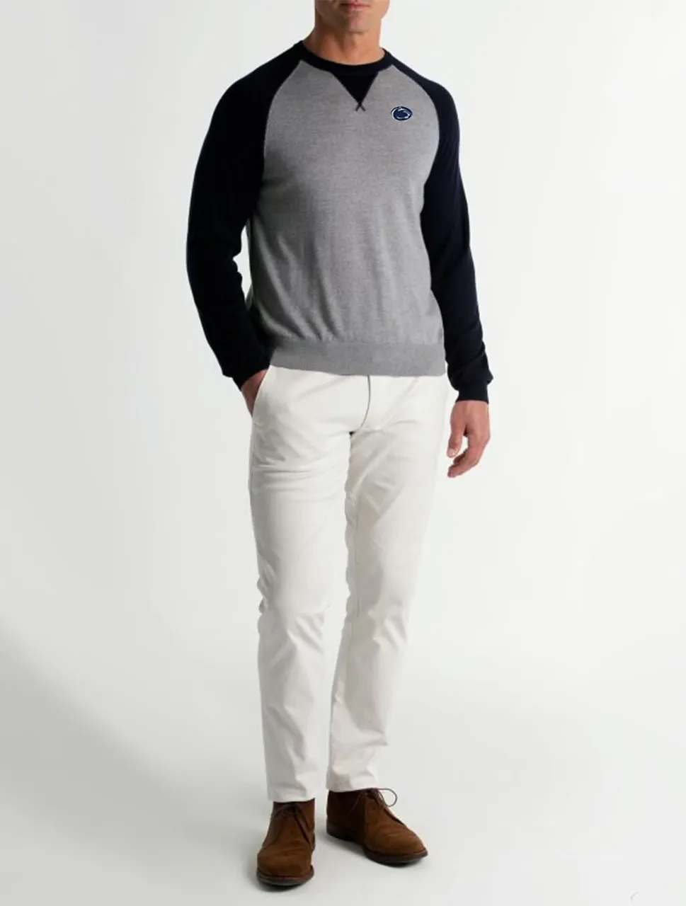 Penn State Raglan Merino Wool Sweater | Fairway & Greene