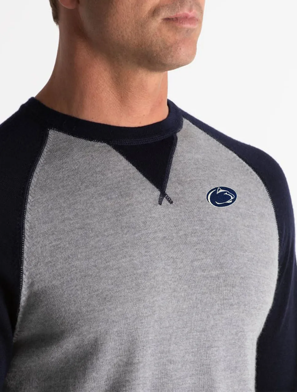 Penn State Raglan Merino Wool Sweater | Fairway & Greene