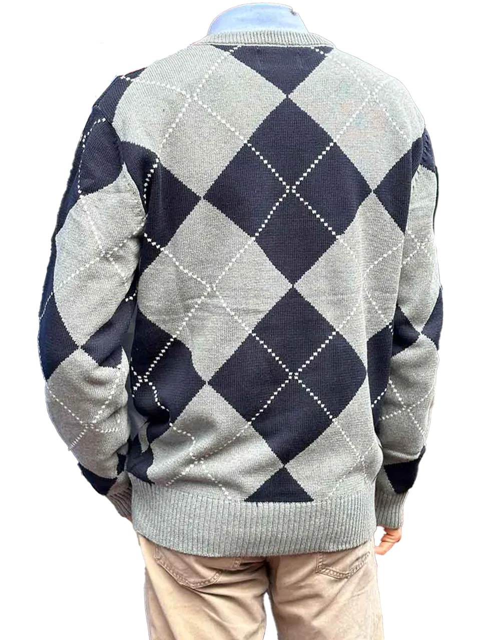 Penn State Seal Cotton Argyle Sweater | Bruzer