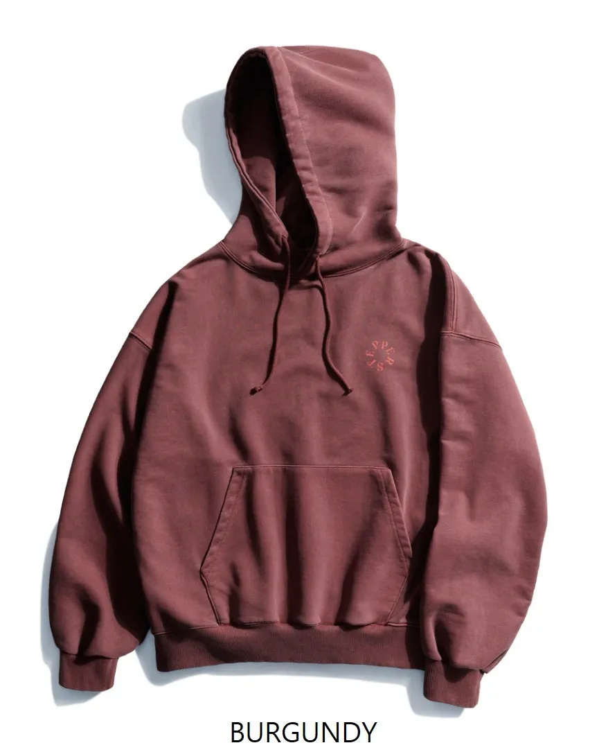 perstep  |[PERSTEP]★STRUCTURE PIGMENT HOODIE