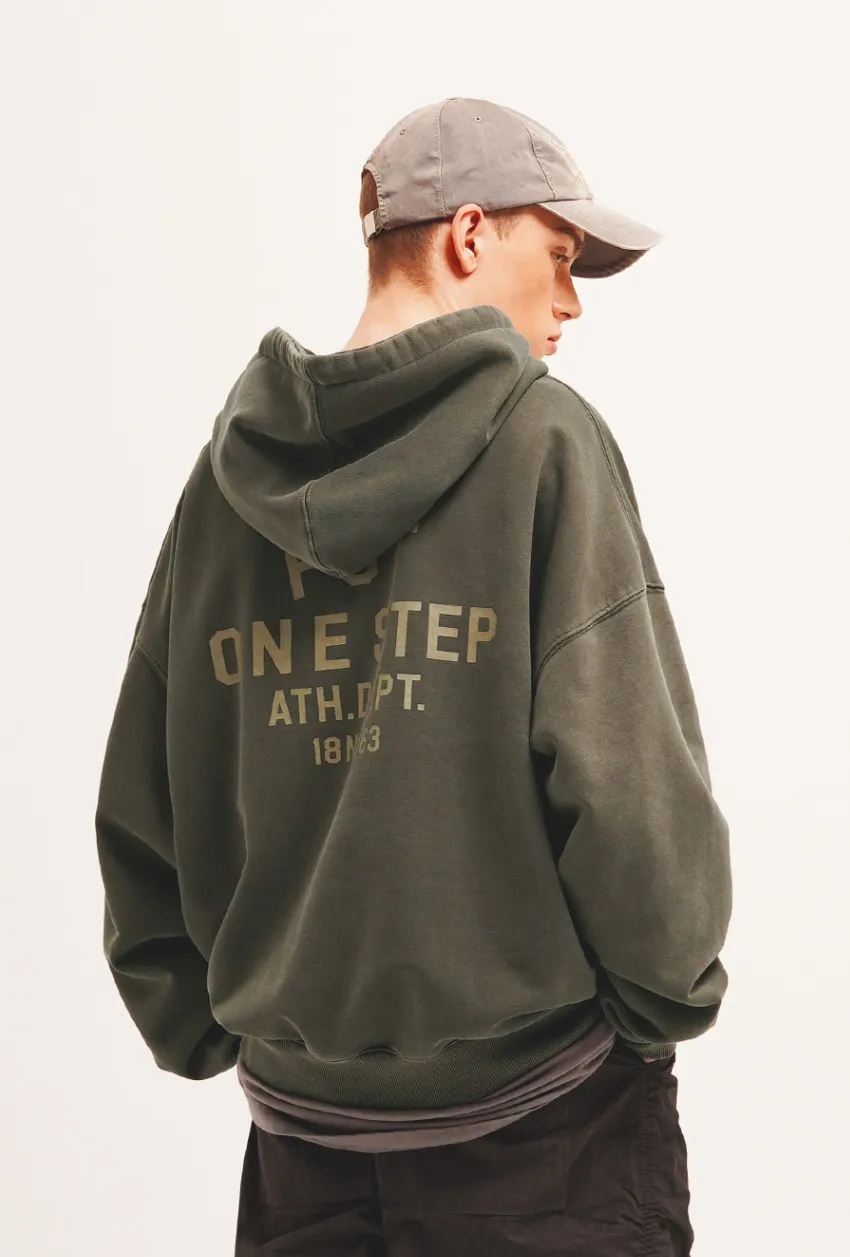 perstep  |[PERSTEP]★STRUCTURE PIGMENT HOODIE