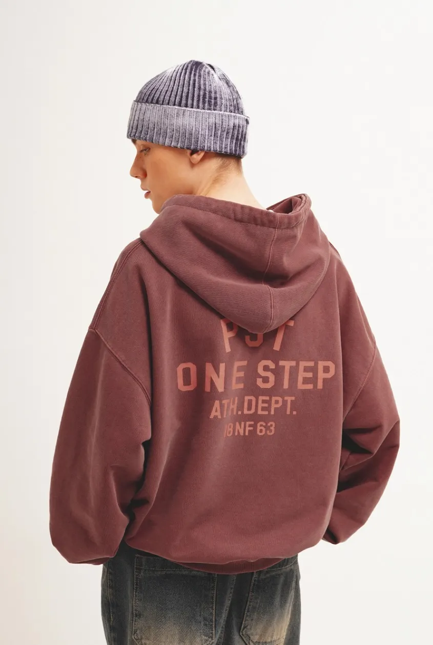 perstep  |[PERSTEP]★STRUCTURE PIGMENT HOODIE