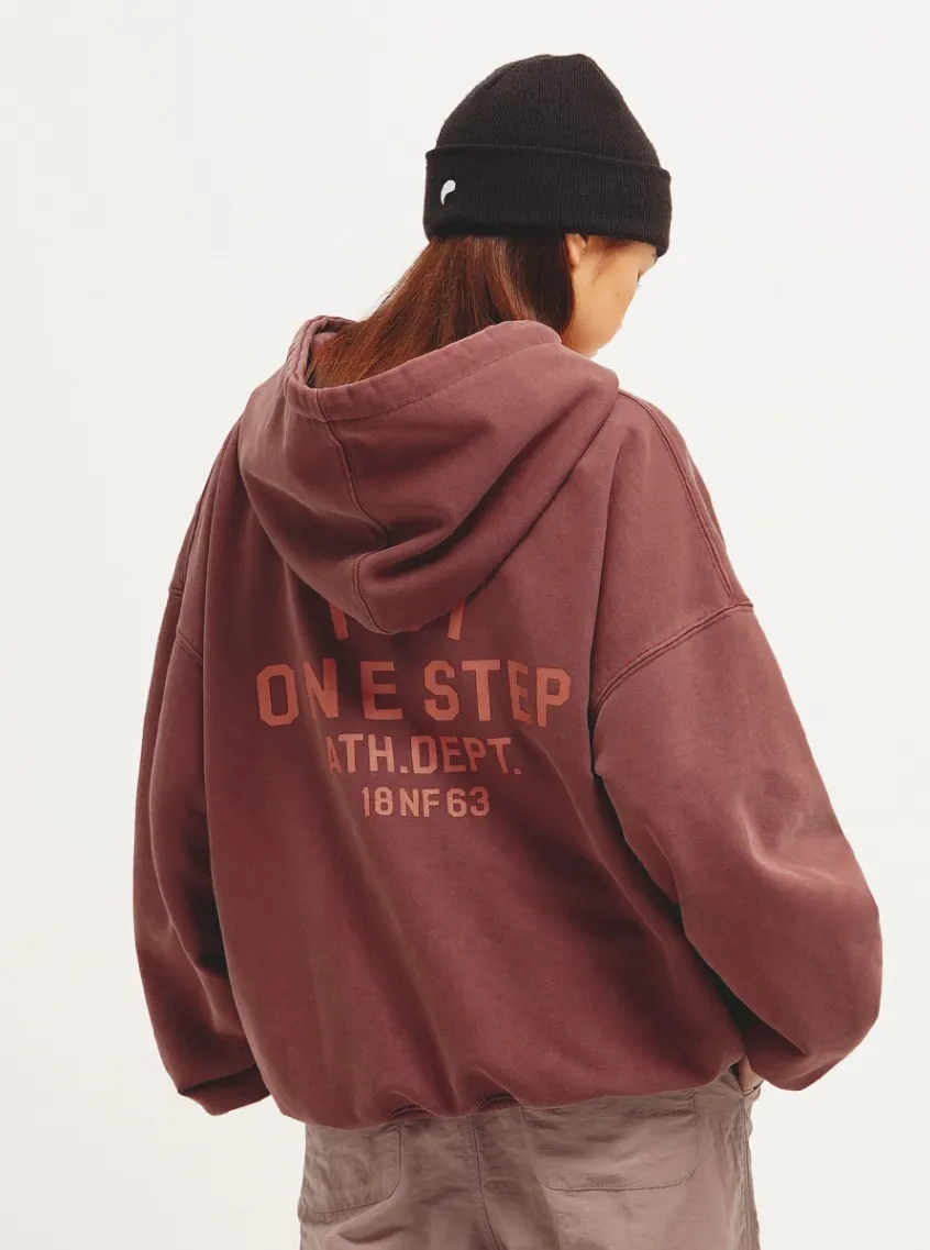 perstep  |[PERSTEP]★STRUCTURE PIGMENT HOODIE