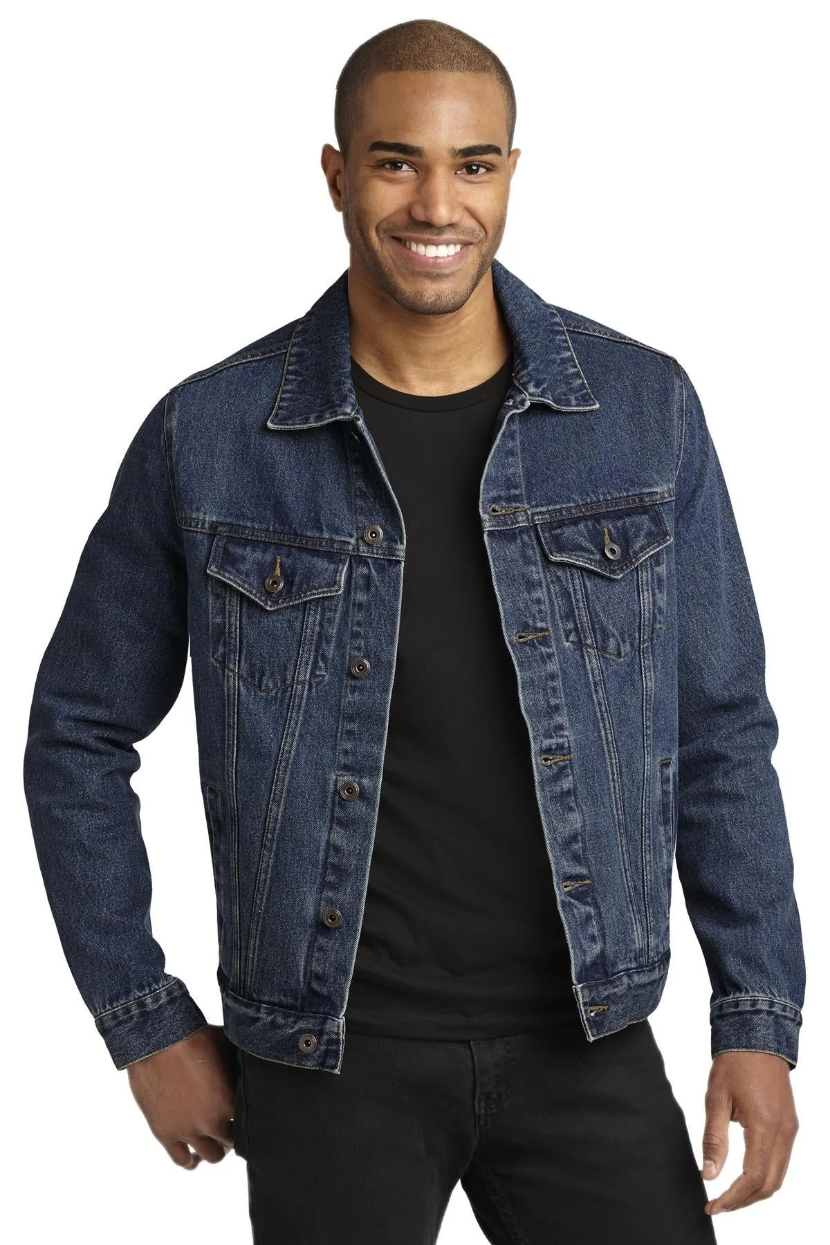 Port Authority Denim Jacket J7620 Denim Blue