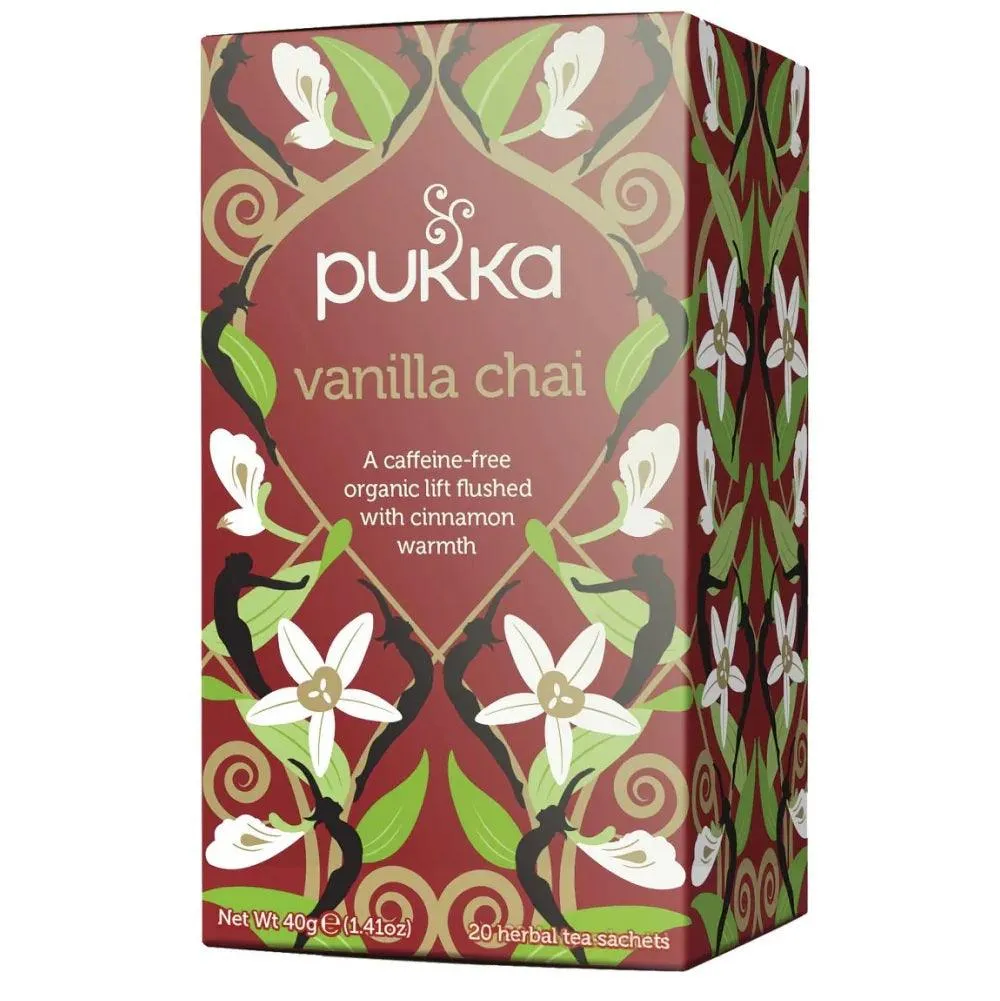 Pukka Tea Vanilla Chai 20 Teabags 4 Pack